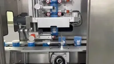 Electric Shrink Tunnel for Swab Containers