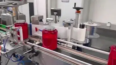Large Round Bottle Labeling Machine